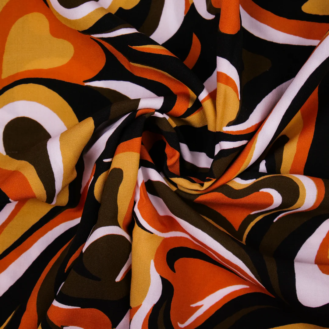ARIELLE - RAYON PRINTS - SWIRL GEOMETRIC - Image 4