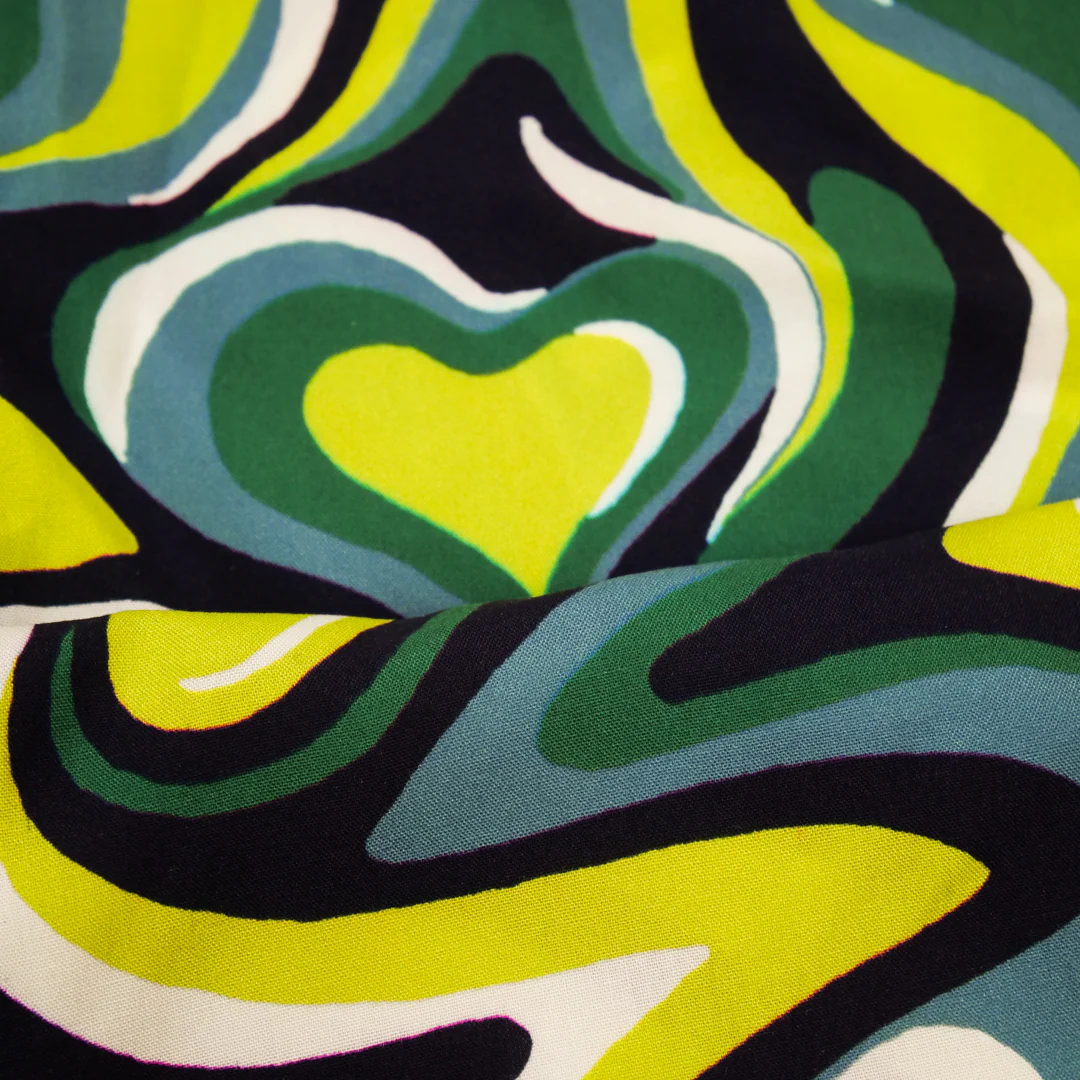 ARIELLE - RAYON PRINTS - SWIRL GEOMETRIC - Image 5