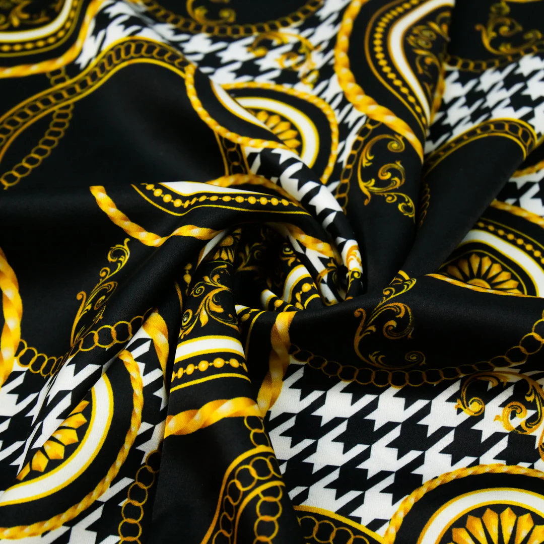 ARIELLE - SATIN PRINTS - ORNATE MEDALLIONS - Image 3