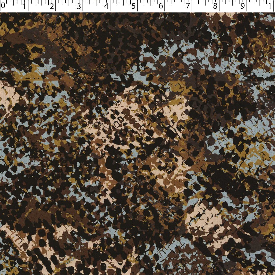 AROMA - RAYON SATIN PRINTS - ABSTRACT SKIN