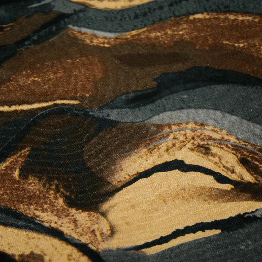 AROMA - RAYON SATIN PRINTS - MARBLE SWIRL - Image 2