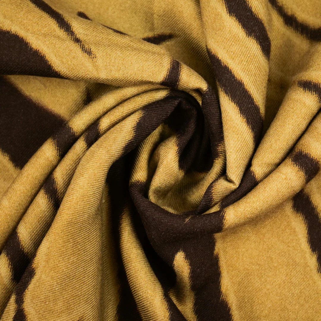 AROMA - RAYON TWILL PRINTS - ABSTRACT ZEBRA - Image 3