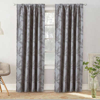 BAYVIEW BACK TAB PANEL 52x96" - CHARCOAL