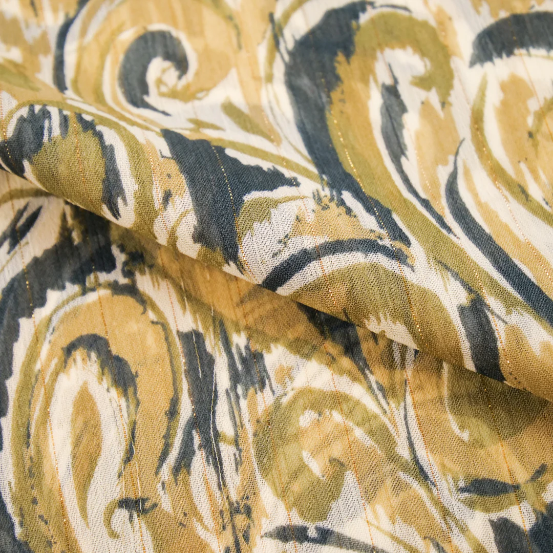 CANNES - METALLIC PRINTS - PAISLEY - Image 4