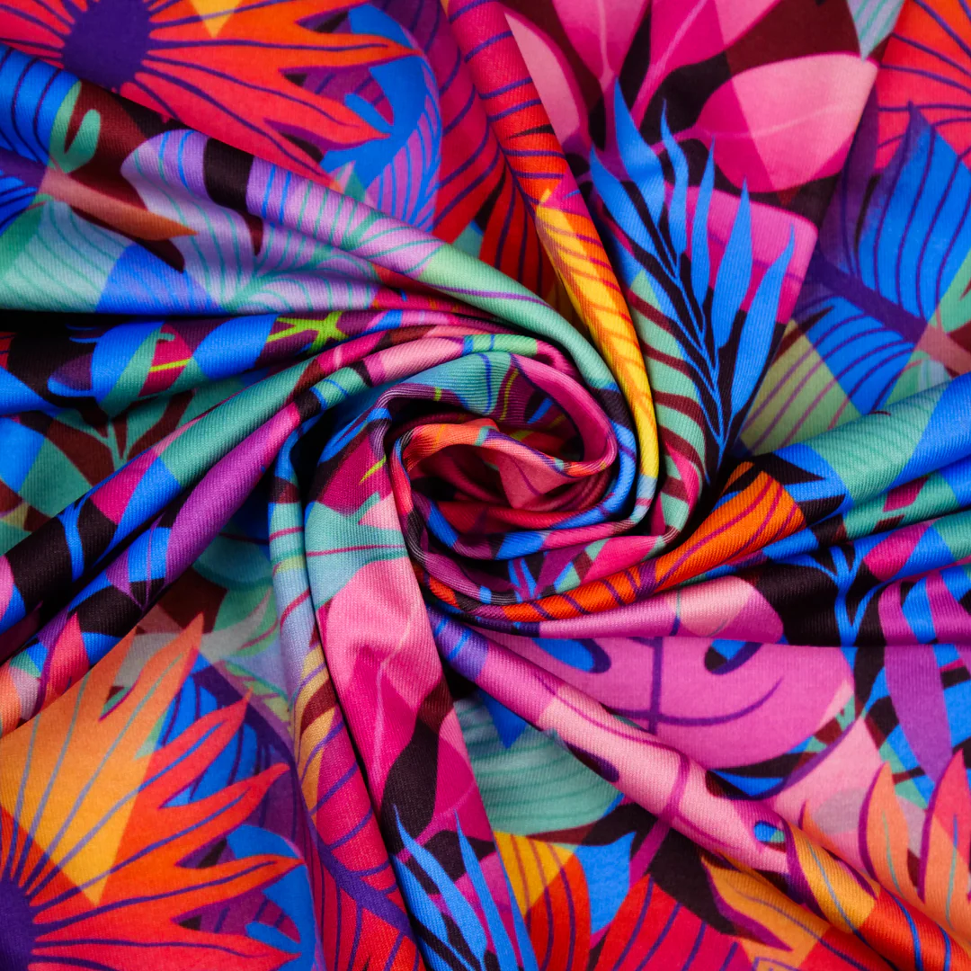 CHARLIE - KNIT PRINTS - ABSTRACT LEAVES - Image 2
