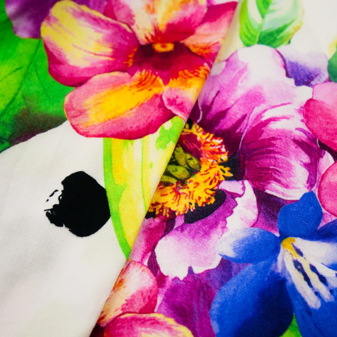 CHARLIE-RAYON POPLIN PRINTS-FLORAL / DOTS - Image 3