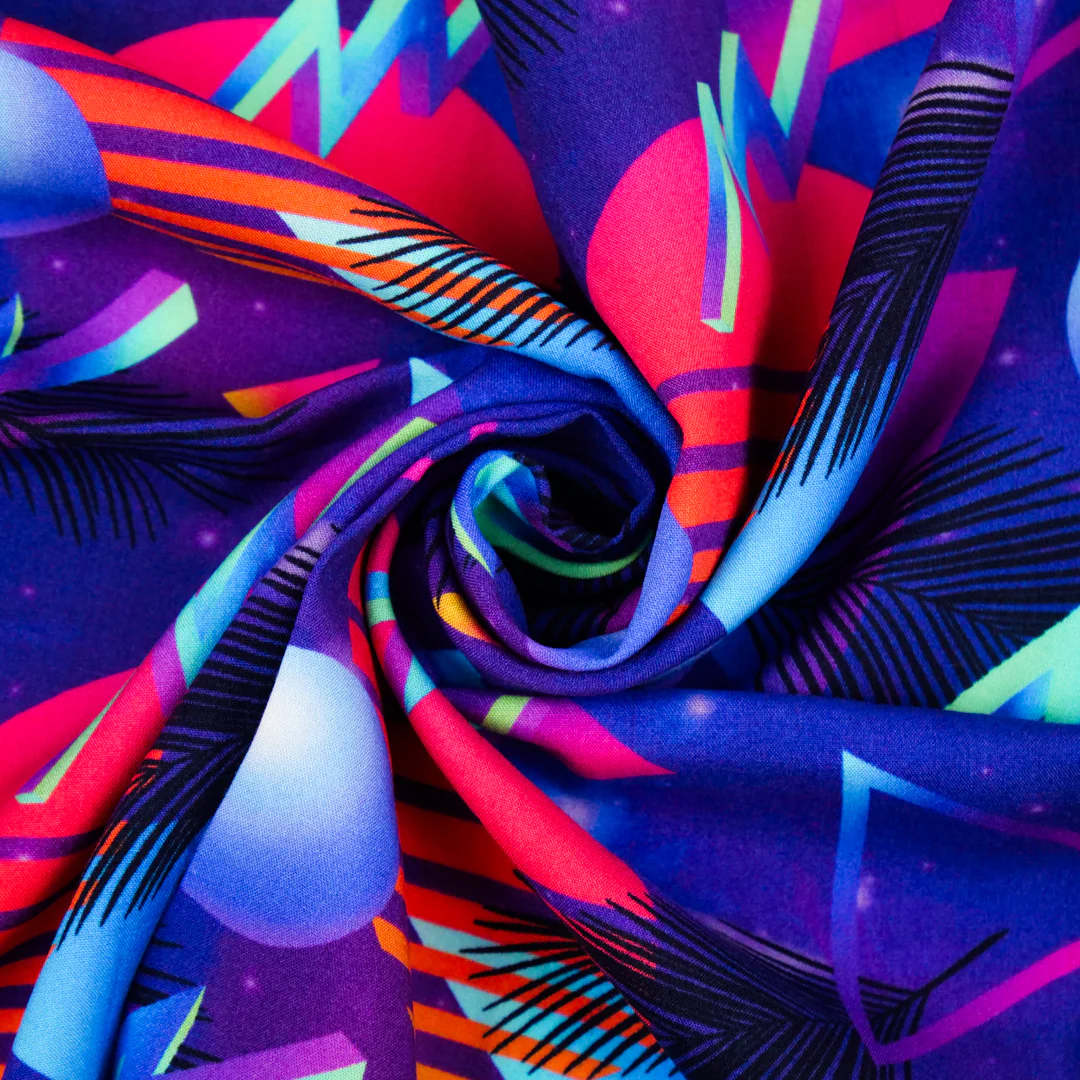 CHARLIE-RAYON POPLIN PRINTS-TRIANGLE / CIRCLES - Image 2