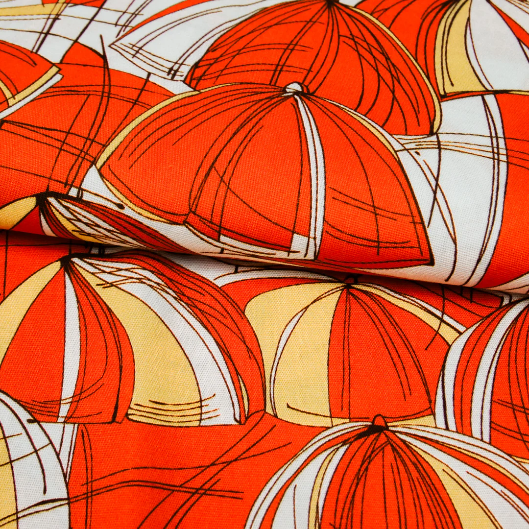 CHIT CHAT COLLECTION - STRETCH COTTON PRINTS - PARASOLS - Image 2