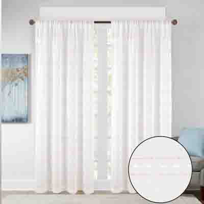 CHROMA ROD POCKET PANEL - ROSE