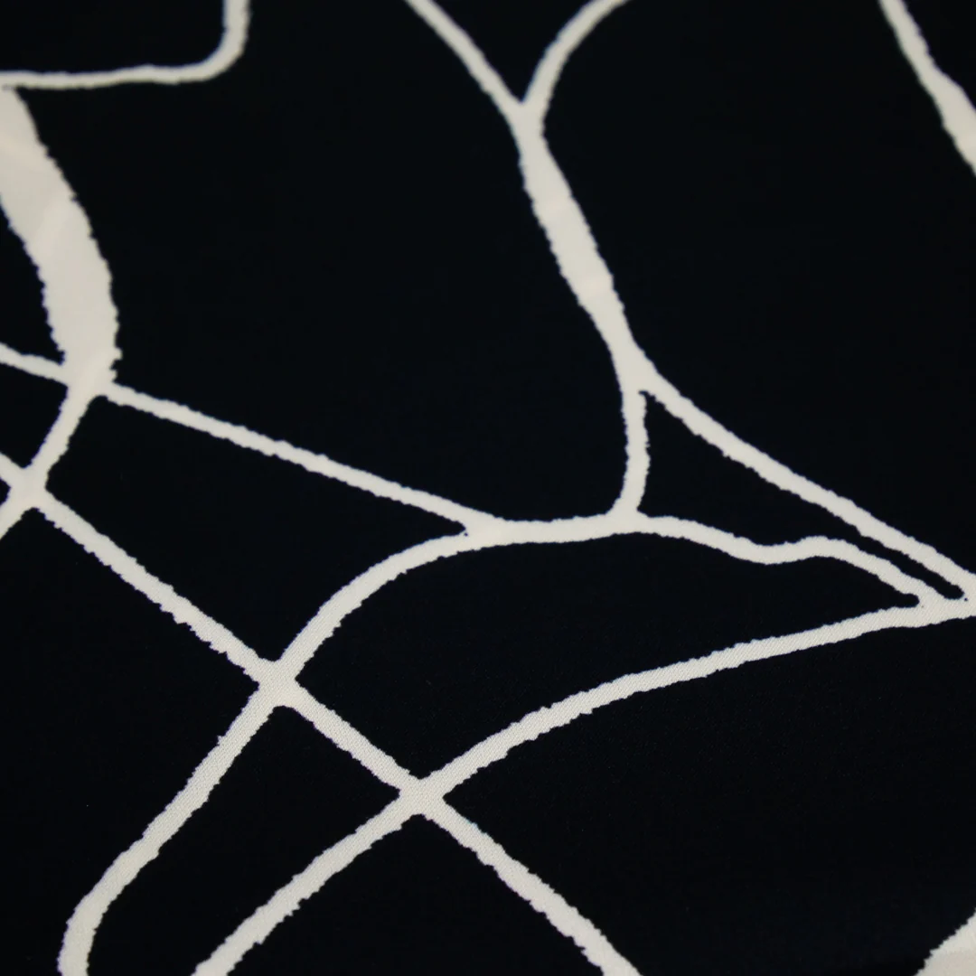 CLARISSA - SATIN PRINTS - ABSTRACT GEOMETRIC - Image 2