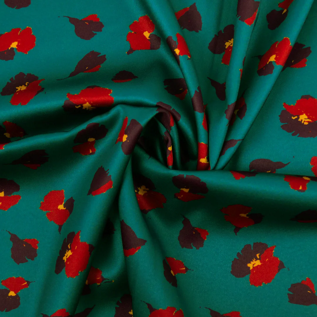 CLARISSA - SATIN PRINTS - SPACED CALICO - Image 3
