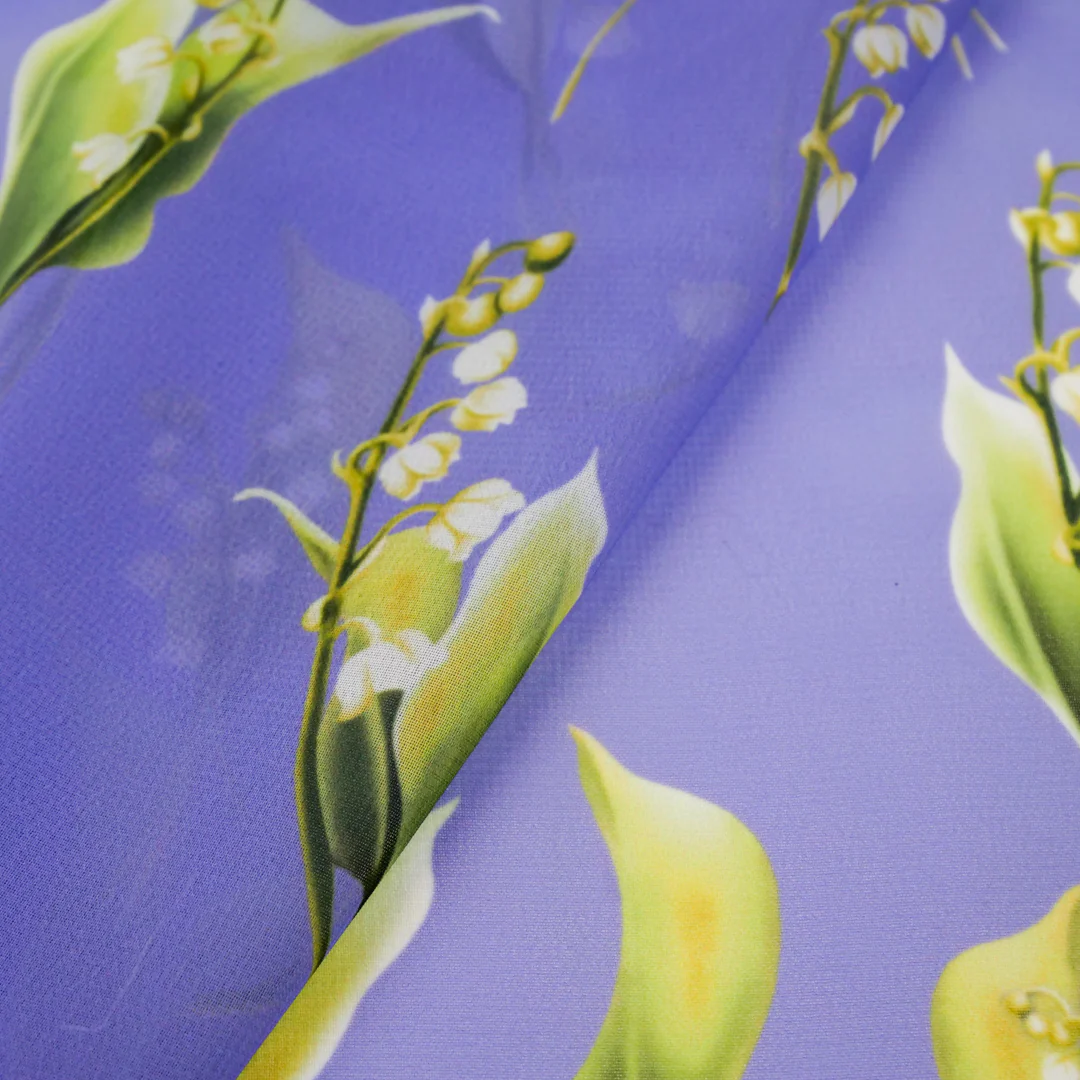 CONVENT GARDEN - CHIFFON PRINTS - LILY OF THE VALLEY - Image 2