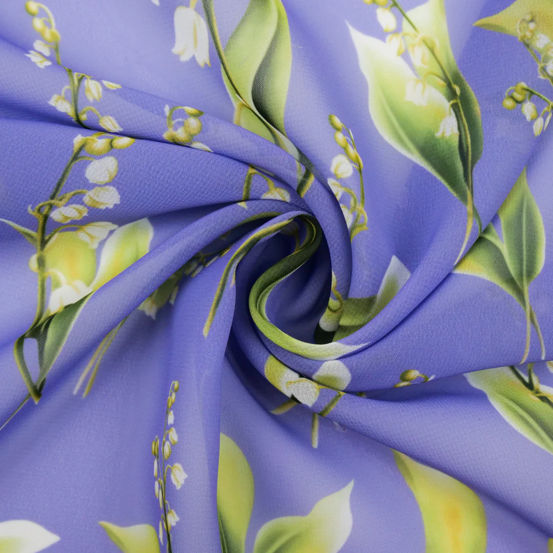 CONVENT GARDEN - CHIFFON PRINTS - LILY OF THE VALLEY - Image 3