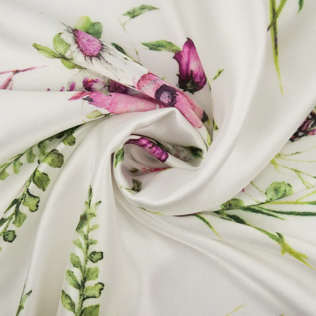 CONVENT GARDEN - SATIN PRINTS - SPACED FLORAL - Image 3