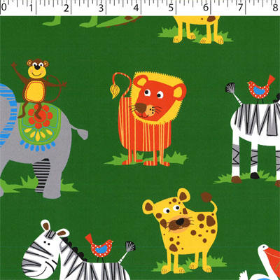 FLANNELETTE PRINTS - SAFARI FRIENDS