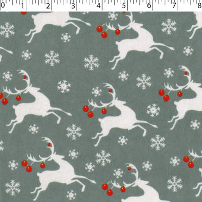 FLANNELETTE PRINTS - HOLIDAY REINDEER - Image 2