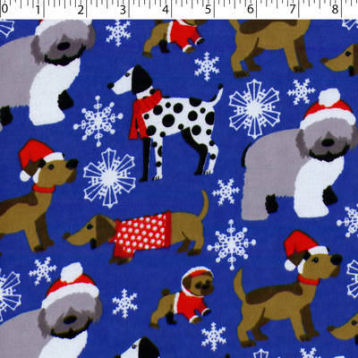 FLANNELETTE PRINTS - WINTER PUPS - Image 2
