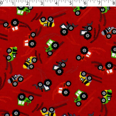 FLANNELETTE PRINTS - TRACTOR - Image 2