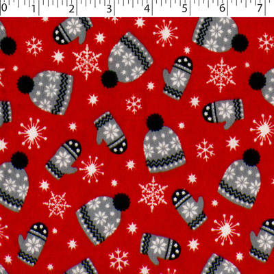 FLANNELETTE PRINTS - TOQUES N MITTS - Image 2
