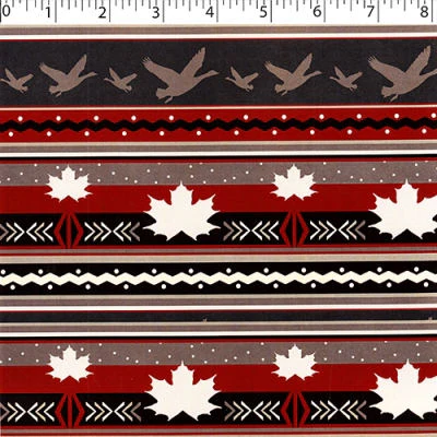TRUE NORTH FLANNELETTE - GOOSE STRIPE - Image 3