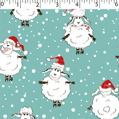 FLANNELETTE PRINTS - SNOWBALL SHEEP - Image 2