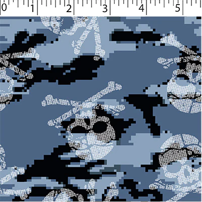 FLANNELETTE PRINTS - SKULL - Image 3