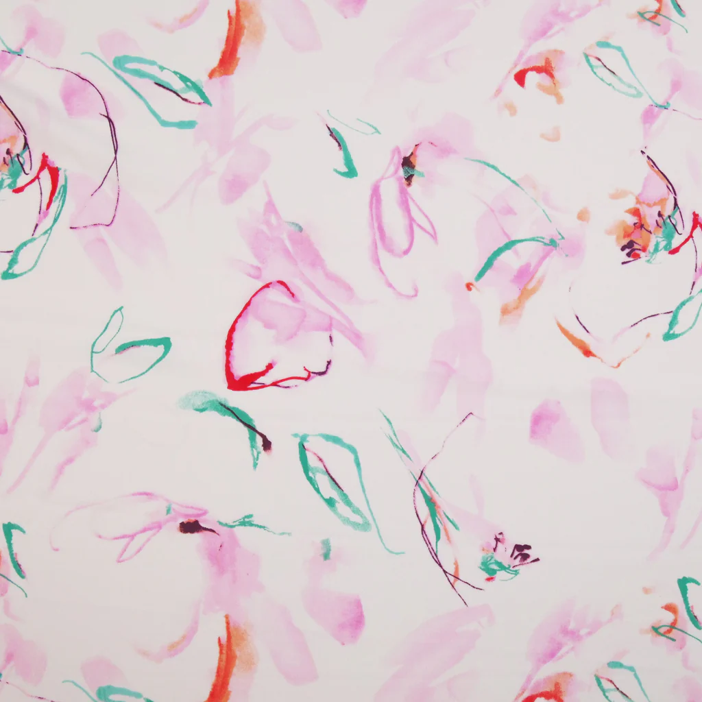 GEORGIA POLYESTER PRINTS - ABSTRACT FLORAL - Image 3