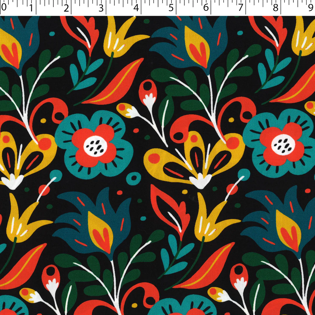 SOCIETY POPLIN PRINTS - FOLKSY - Image 2