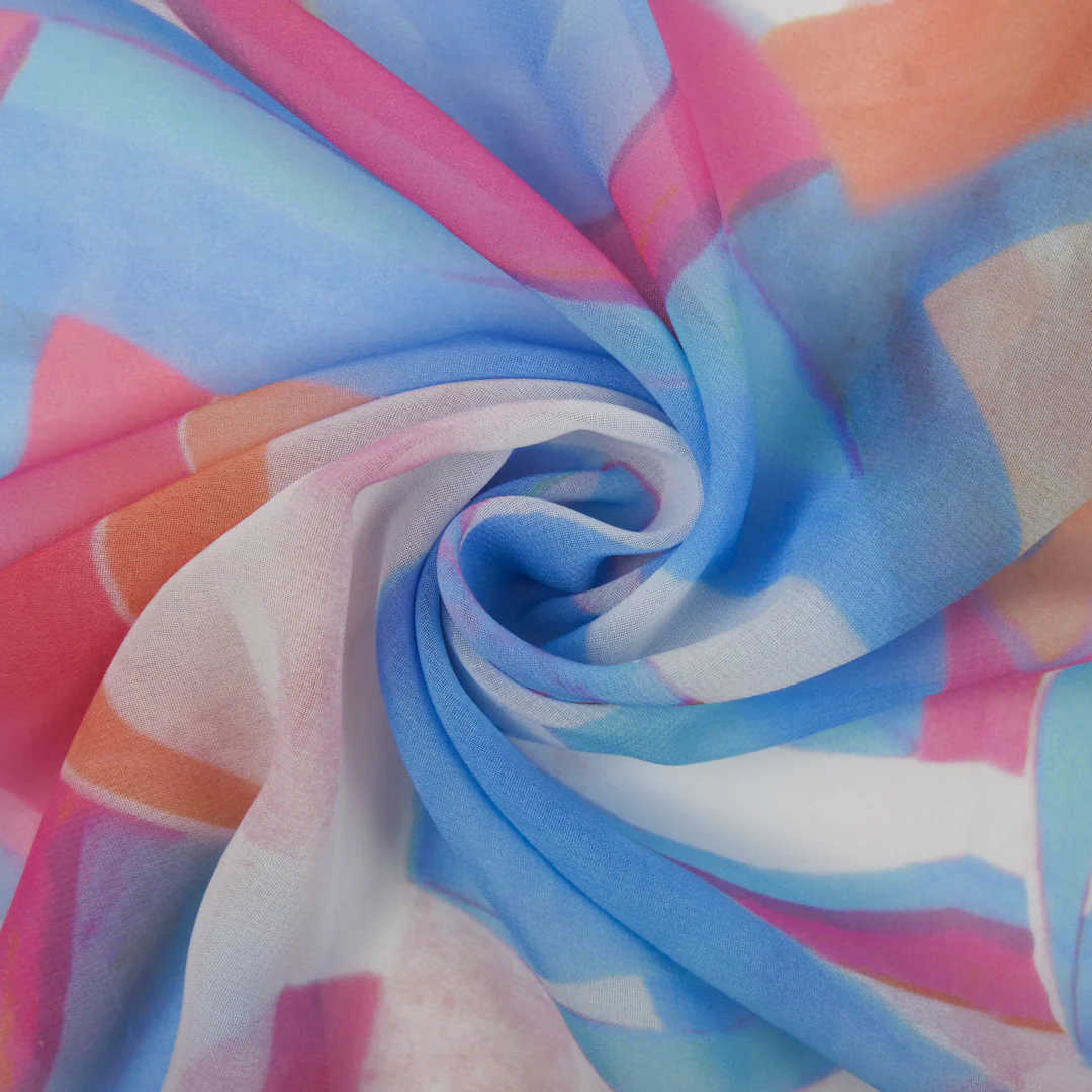 DAY DREAM COLLECTION - CHIFFON PRINTS - ABSTRACT GEOMETRIC - Image 3