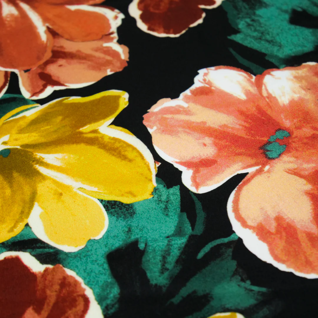 DELPHINE - KNIT PRINTS - ABSTRACT FLORAL - Image 2