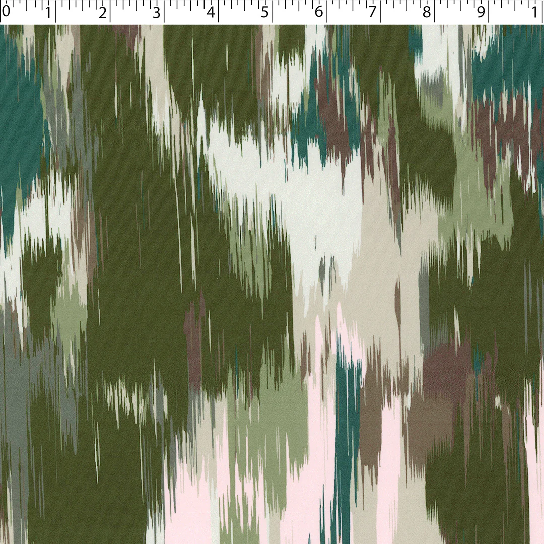 DELPHINE - KNIT PRINTS - DISTRESSED ABSTRACT