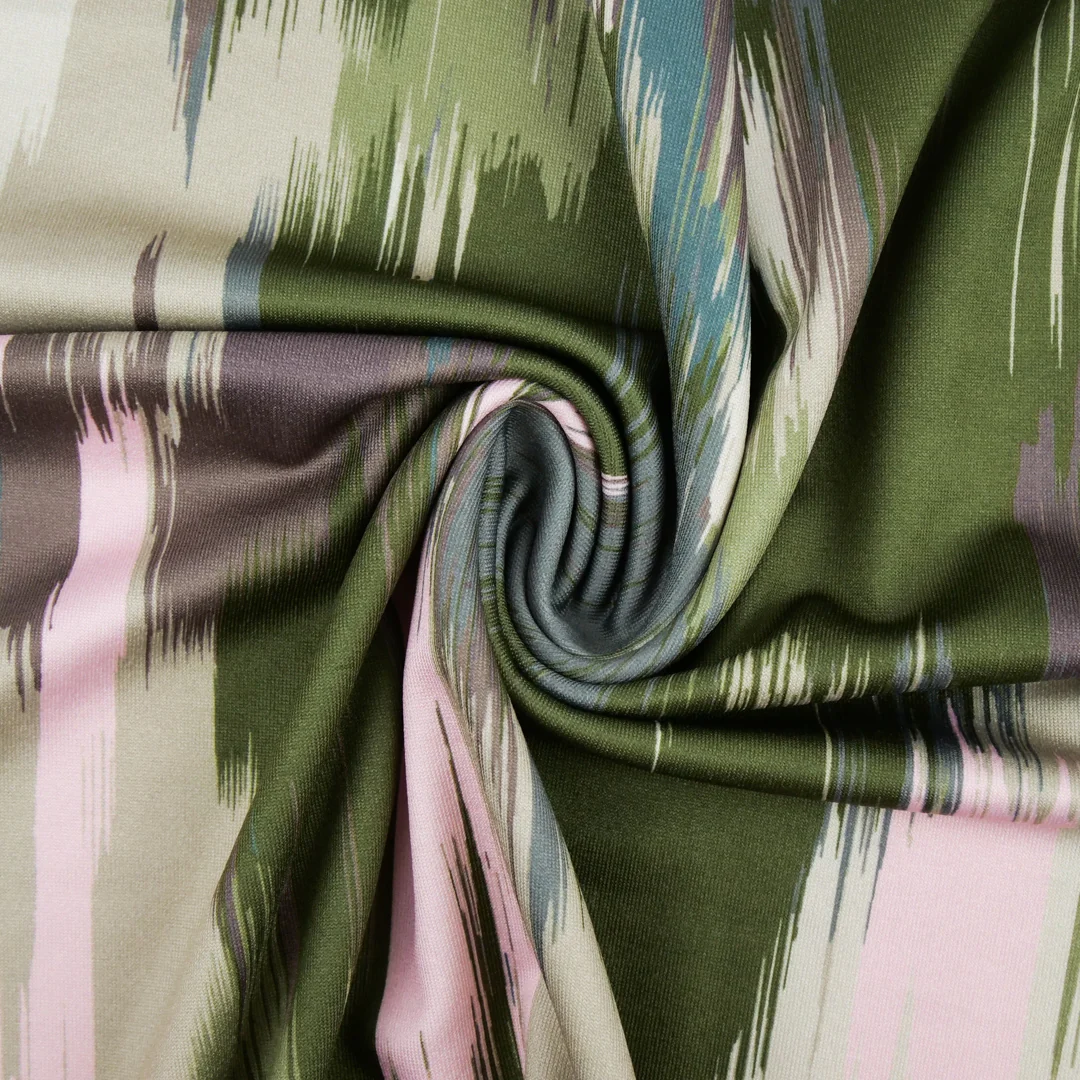 DELPHINE - KNIT PRINTS - DISTRESSED ABSTRACT - Image 3