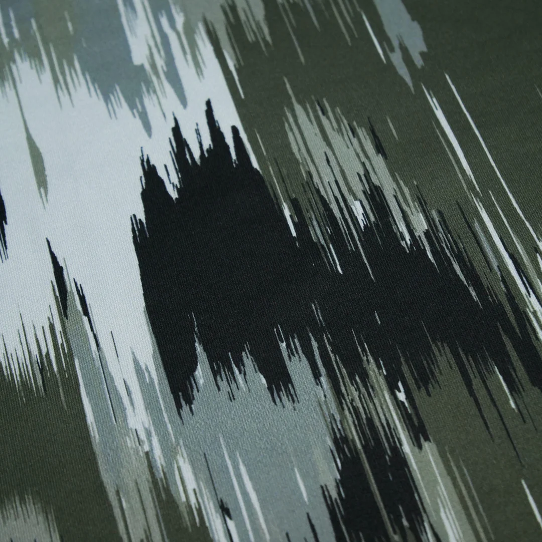 DELPHINE - KNIT PRINTS - DISTRESSED ABSTRACT - Image 2