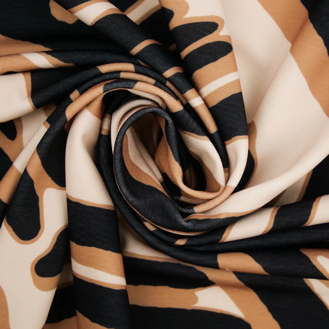 DESERT NILE COLLECTION - KNIT PRINTS - ABSTRACT PALM LEAVES - Image 2