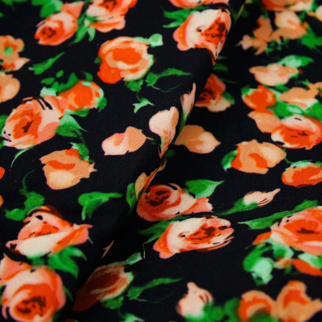 DESIREE - RAYON VOILE PRINTS - ROSES - Image 2