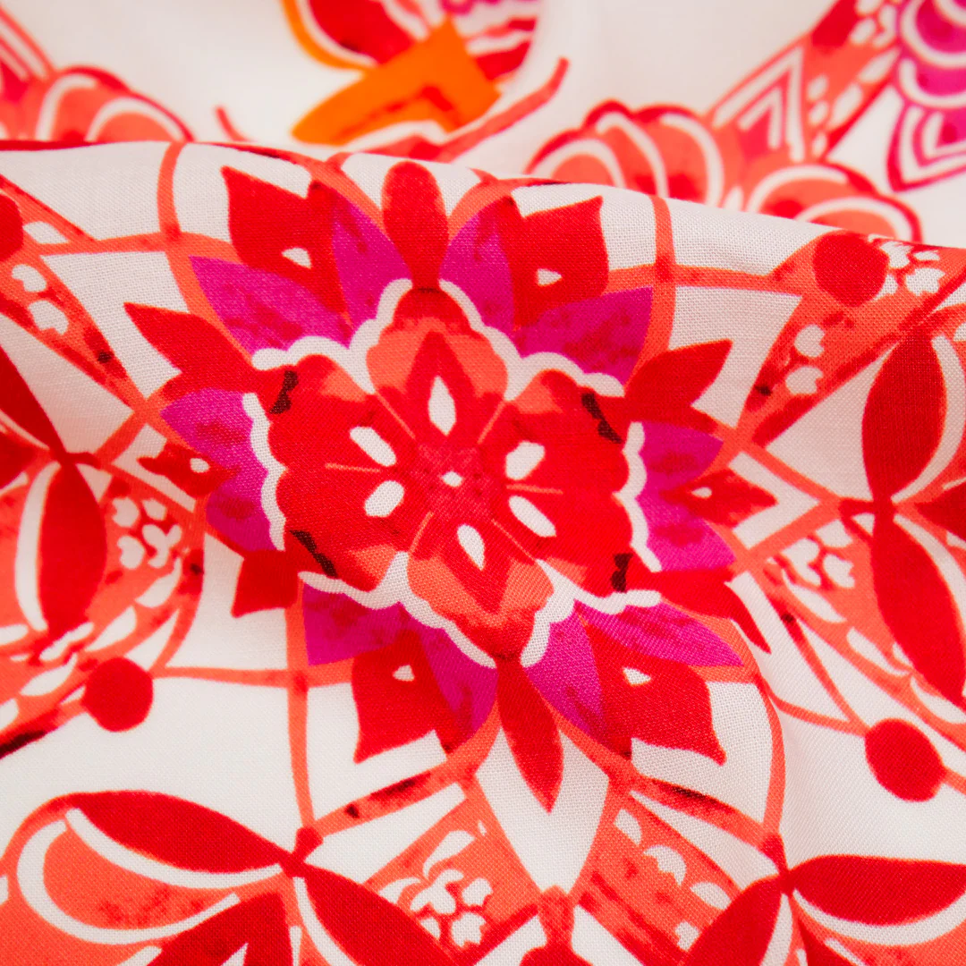 DESIREE - RAYON VOILE PRINTS - TRIBAL BORDER - Image 2