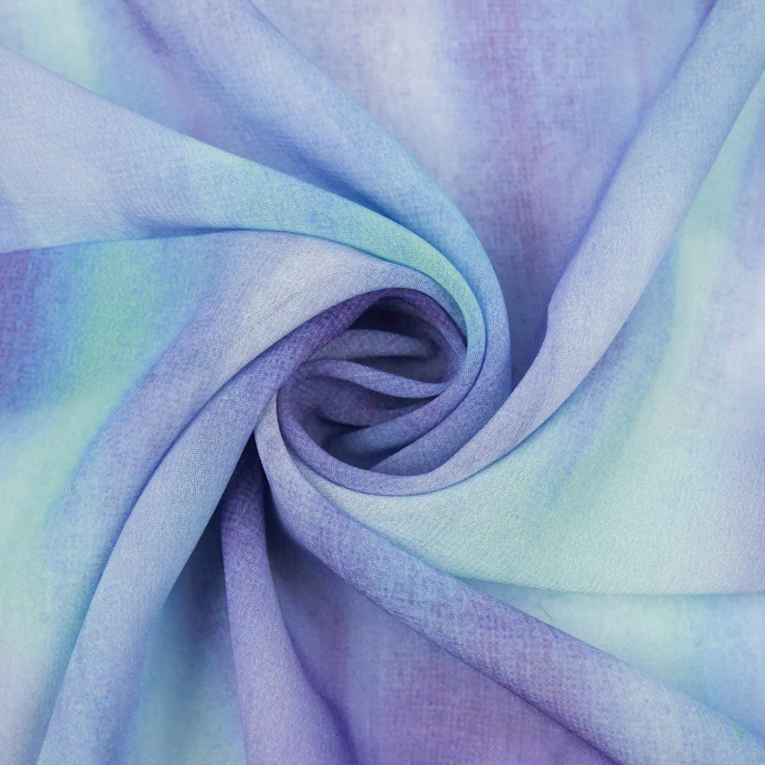ELEGANZA -SATIN PRINTS-WATERCOLOUR ABSTRACT - Image 3