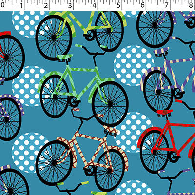 FLANNELETTE PRINTS - BIKES - Image 2