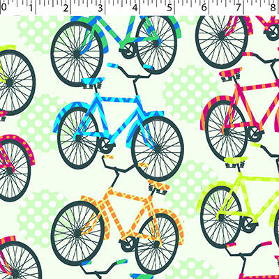 FLANNELETTE PRINTS - BIKES - Image 3