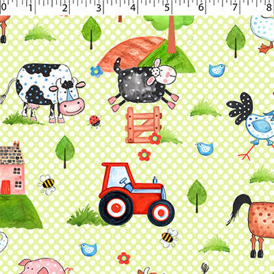 FLANNELETTE PRINTS - FARM DOT - Image 3