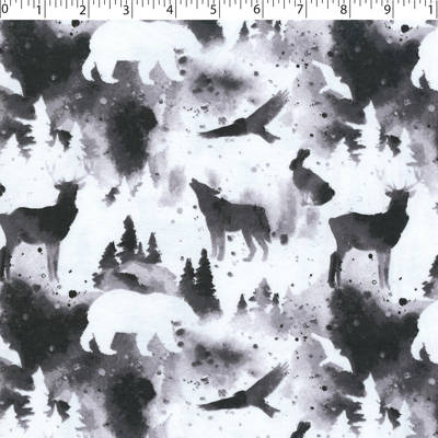 FLANNELETTE PRINTS -FOREST SHADOW - Image 2