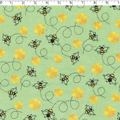 FLANNELETTE PRINTS -HONEY BEE - Image 3