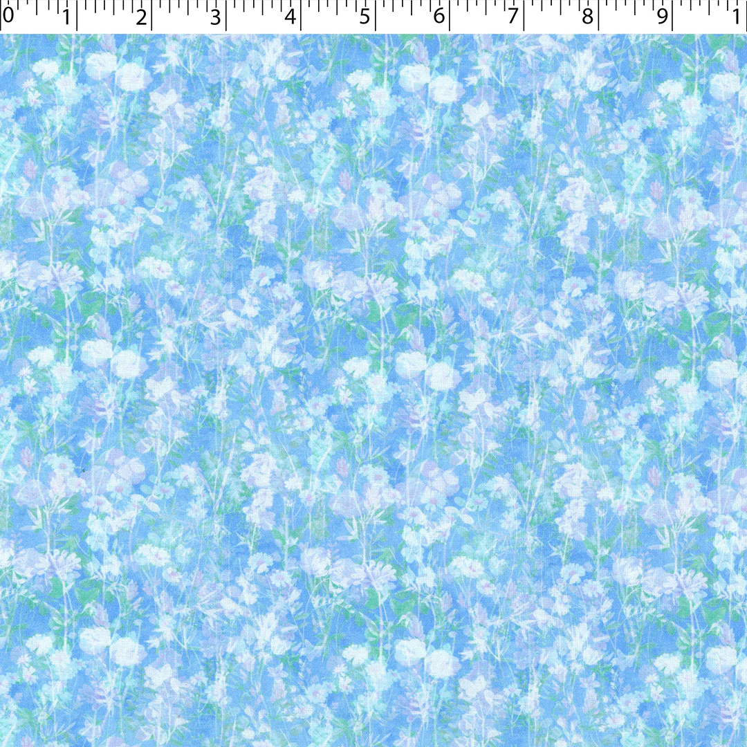 FLORAL FIELDS - 012 BLUE