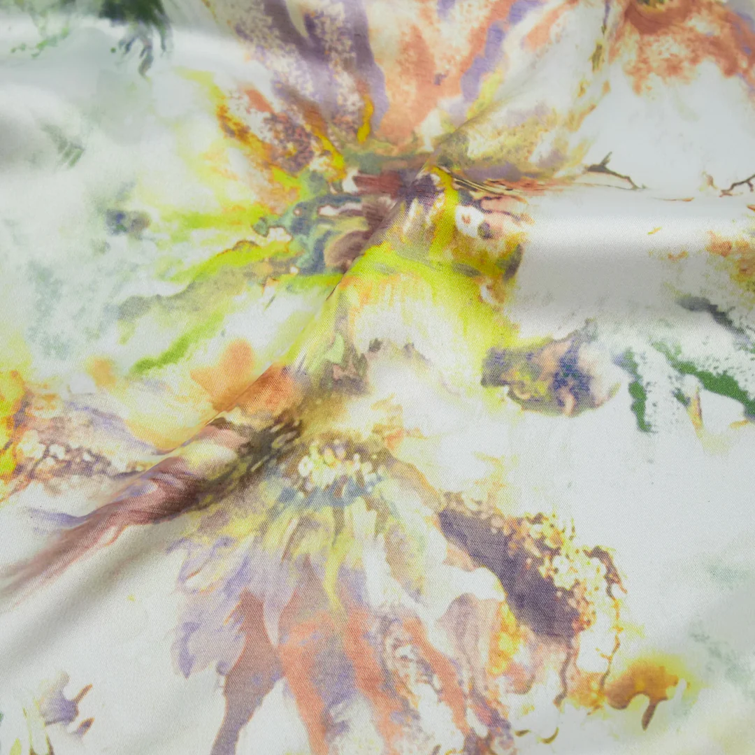 GEMINI COLLECTION - SATIN PRINTS - WATERCOLOR FLORAL - Image 2