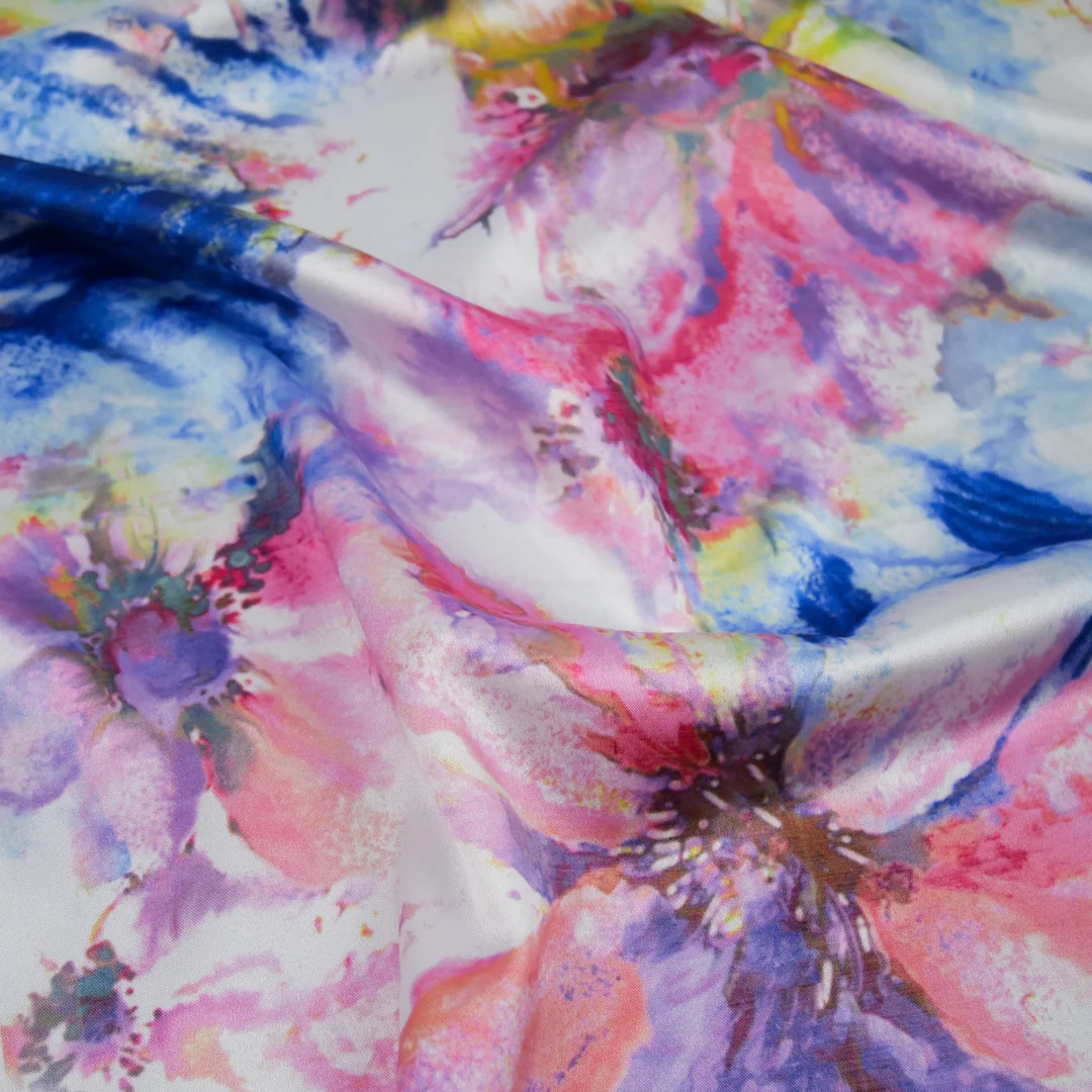 GEMINI COLLECTION - SATIN PRINTS - WATERCOLOR FLORAL - Image 2