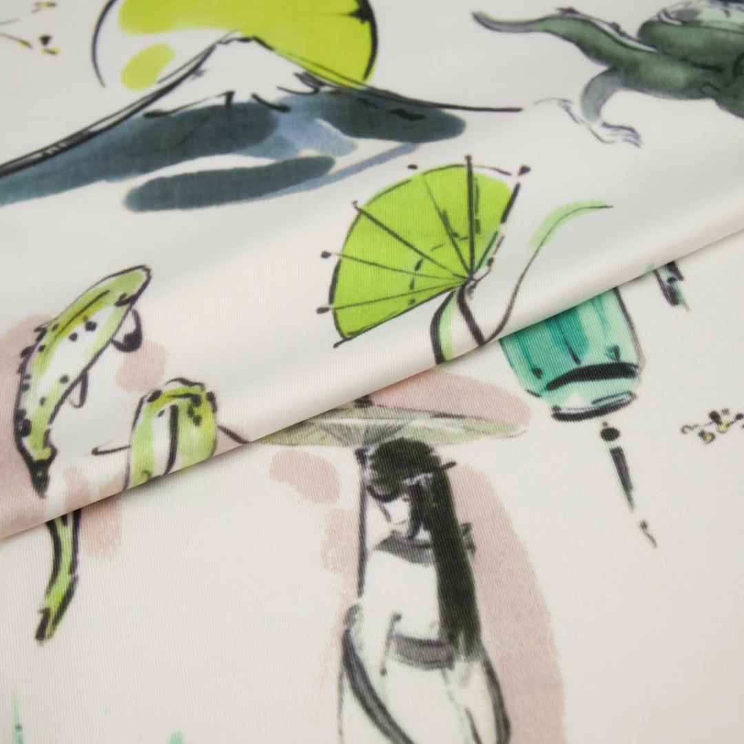 GIGGLES AND GRAPHICS - KNIT PRINTS - DRAGON / KOI FISH - Image 2