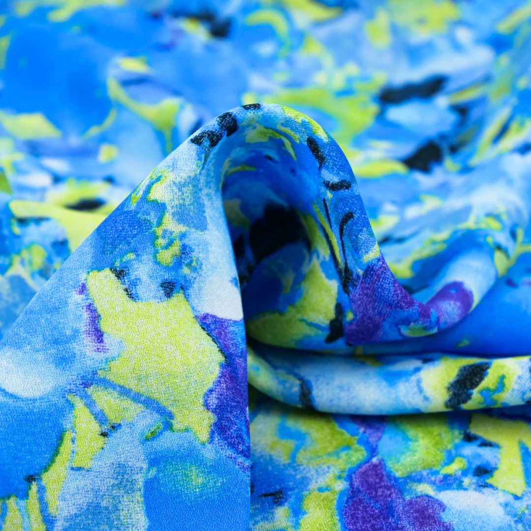 ILENE CREPE PRINTS - WATERCOLOR FLORAL - Image 2