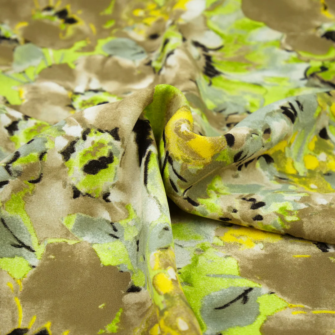 ILENE CREPE PRINTS - WATERCOLOR FLORAL - Image 2