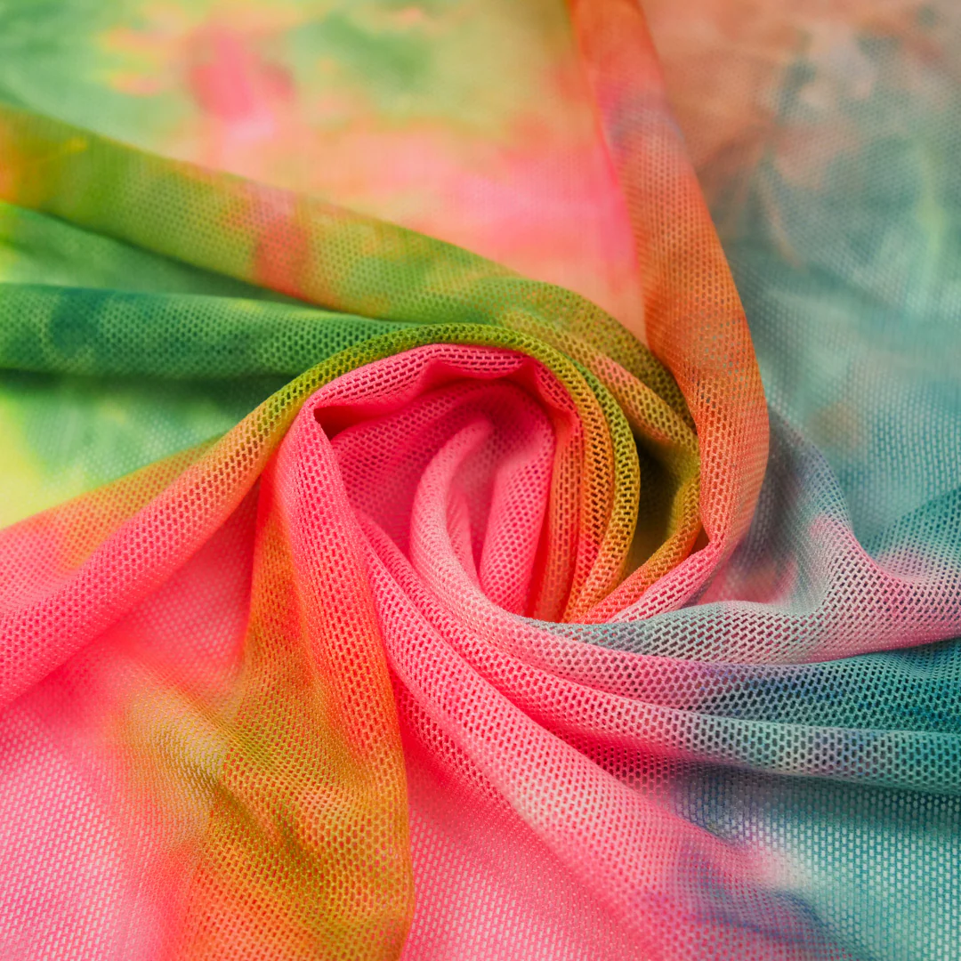 JUSTIN AND JUSTINE - TIE DYE MESH