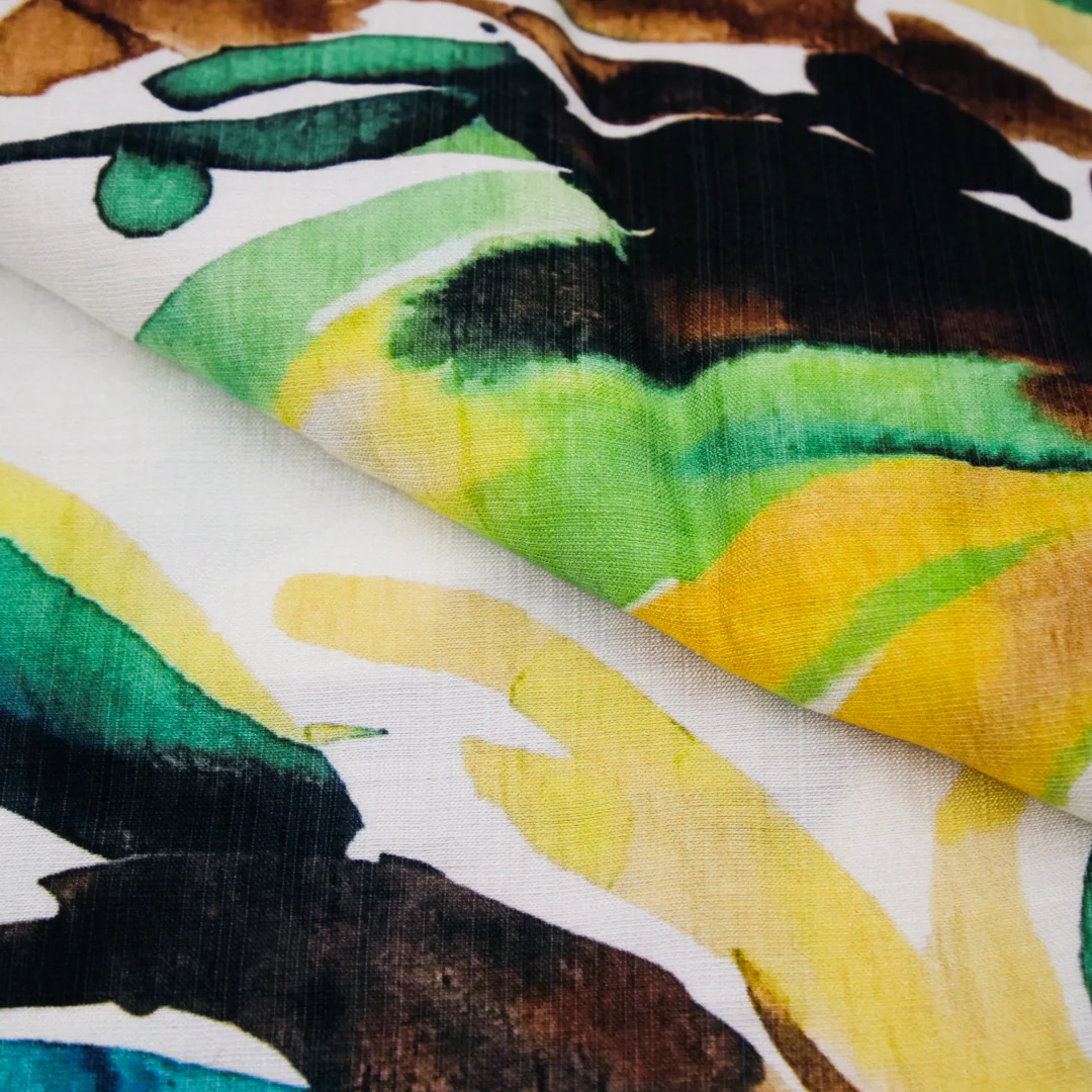 LINEA SLUB - PRINTS - WATERCOLOR LEAVES - Image 2
